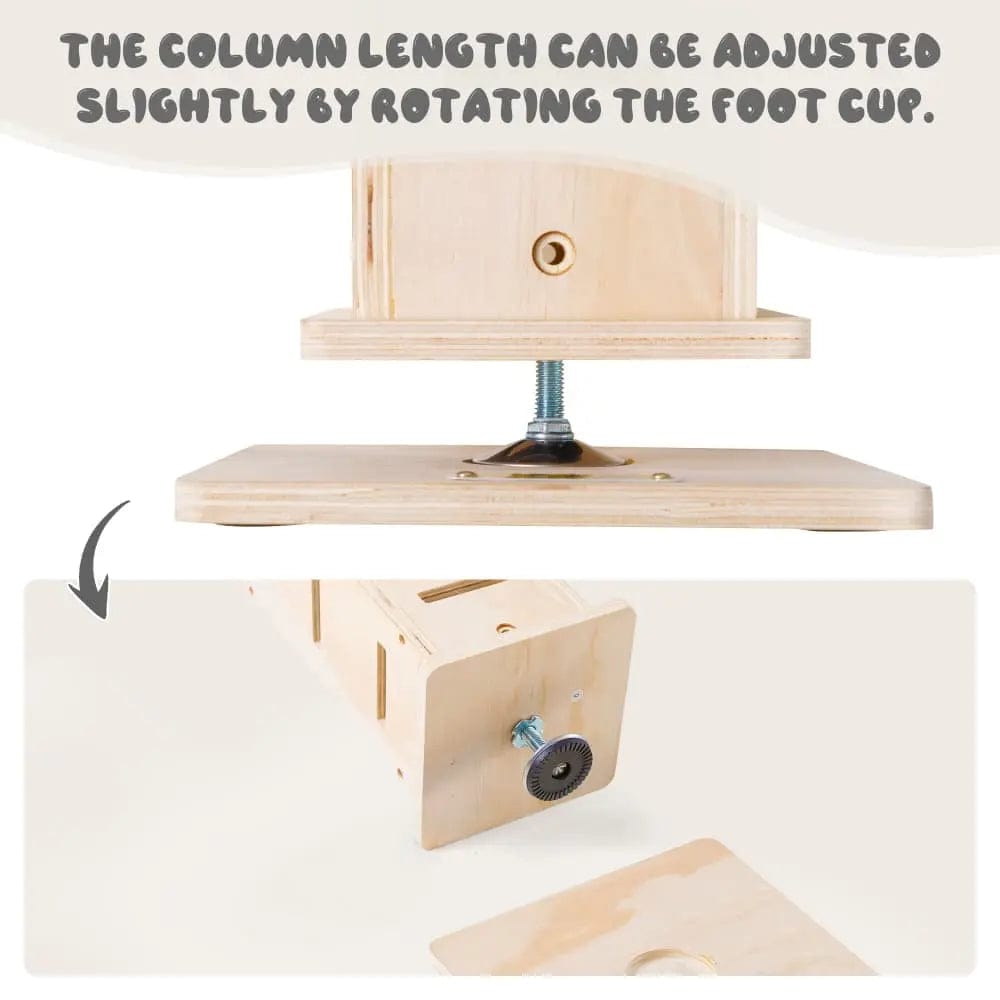 Adjustable Floor-to-Ceiling Cat Tree for Large Indoor Cats, Tall Climbing Pole Tower with Platforms, No-Drill Setup, for Living Rooms & Apartments