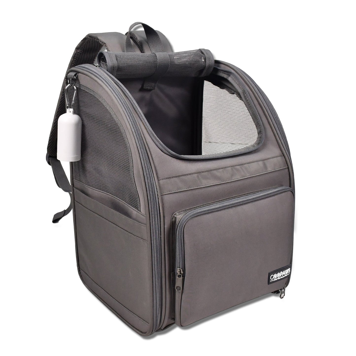 Pet Carrier Backpack for Small Dogs & Cats up to 25 lbs, Collapsible Breathable Mesh Dog Backpack for Hiking, Travel, Camping & Outdoor Adventures