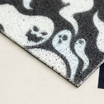 Gothic Cat Litter Mat for Indoor Cats, Litter Trapping Waterproof Non-Slip PVC Rug, Easy Clean Paw-Friendly Mat for Litter Boxes & Bathrooms