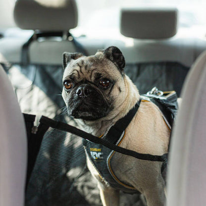 Waterproof Car Seat Cover for Dogs, Non-Slip Pet Back Seat Protector with Adjustable Straps & Storage Pockets, for Cars, Trucks & SUVs, Easy to Clean