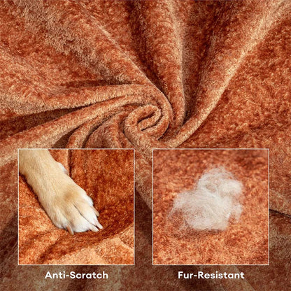 Calming Donut Dog Bed for Small & Medium Dogs, Orthopedic Round Velvet Pet Bed with Pillow, Washable Zip Cover, Non-Slip, for Senior & Anxious Dogs