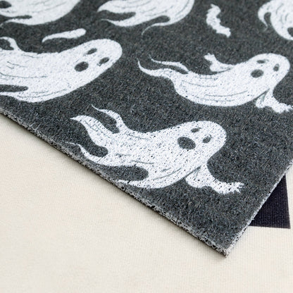 Gothic Cat Litter Mat for Indoor Cats, Litter Trapping Waterproof Non-Slip PVC Rug, Easy Clean Paw-Friendly Mat for Litter Boxes & Bathrooms