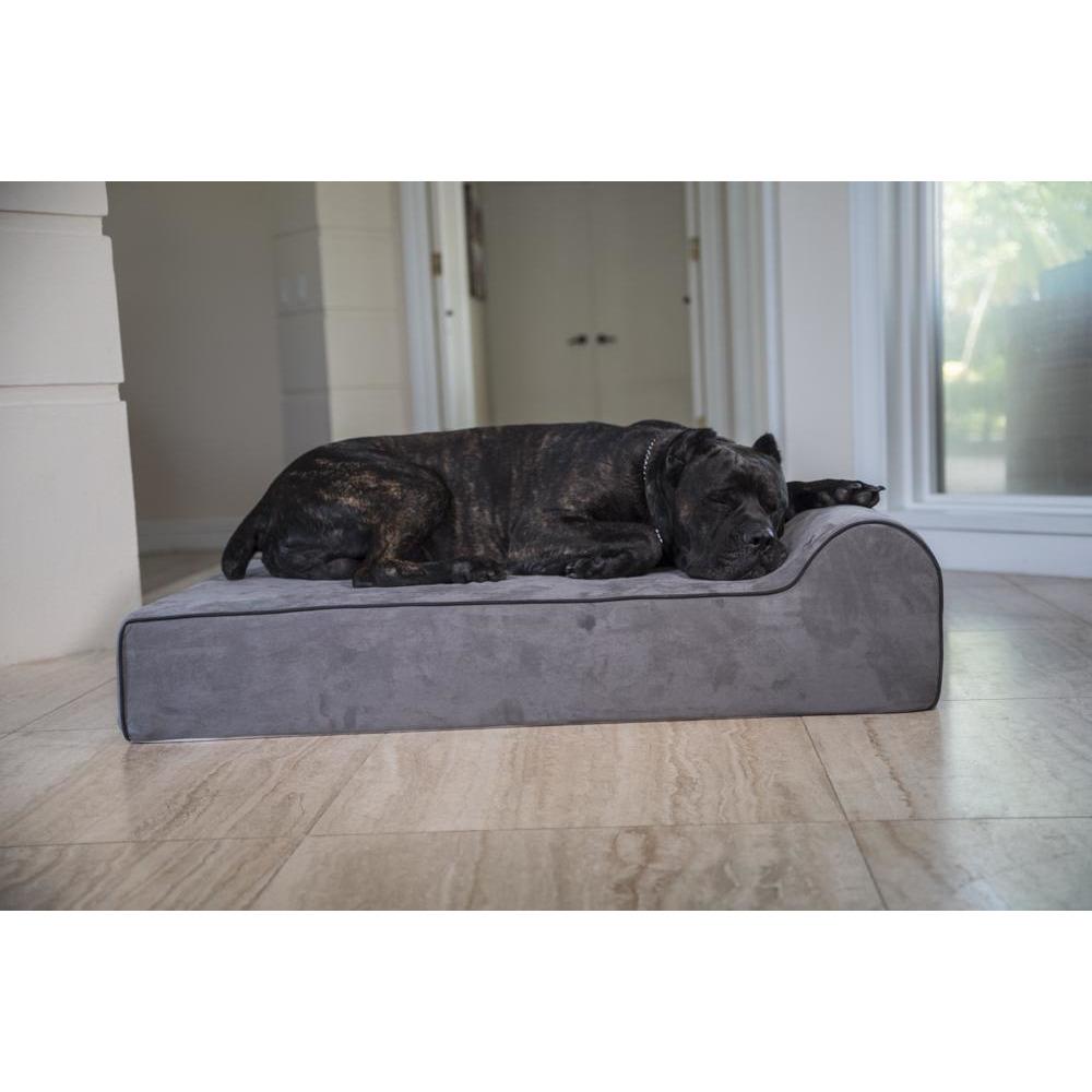 Orthopedic Memory Foam Dog Bed for Large & Extra Large Breeds, Waterproof Washable Big Dog Bed for Arthritic & Senior Dogs, Non-Slip, Chew-Guard Zipper