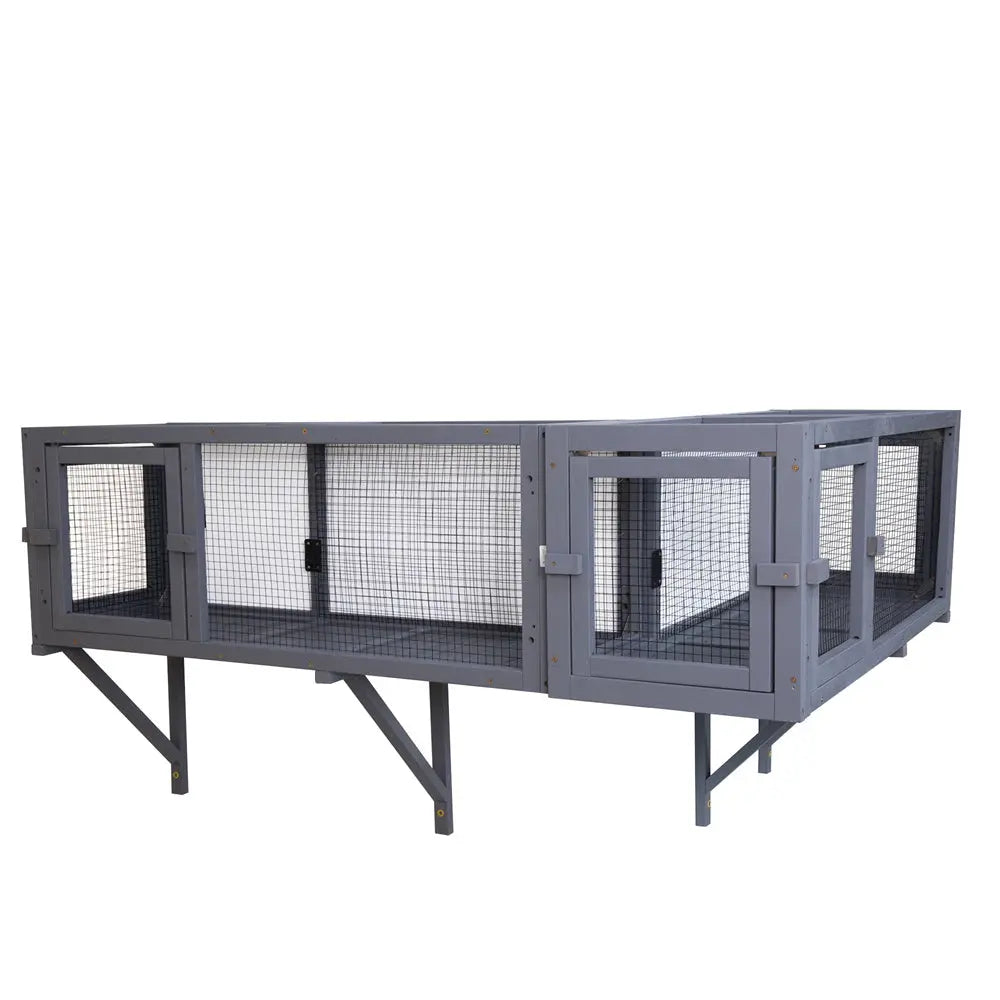Modular Wall-Mounted Cat Tunnel for Indoor Cats, 2-Section Customizable Climbing & Hideaway Tunnel, Easy-Clean, for Apartments & Playrooms