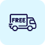 Fast and free US shipping icon