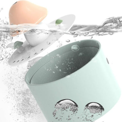 Mushroom Ceramic Cat Water Fountain, Quiet Automatic Pet Drinking Fountain with Five-Layer Filtration & USB Pump, for Cats, Kittens & Puppies