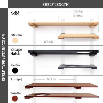 Wall-Mounted Cat Shelf for Indoor Cats, Solid Bamboo Floating Perch with Optional Faux Fur Plush Bed, Space-Saving Wall Furniture for Lounging & Climbing